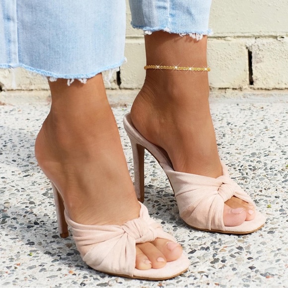 Gold ankle bracelet, ankle bracelet, gold bracelet - Picture 4 of 5